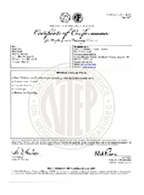 OIML certification